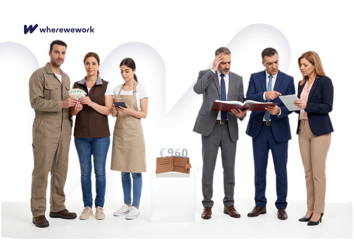 Greece minimum wage 2027: what the €960 floor really costs employers